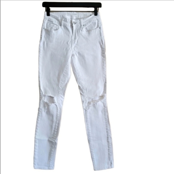 Bullhead | Denim White Low Rise Skinny Jeans White Size 5 - Picture 10 of 10